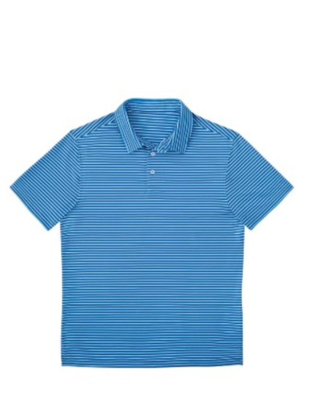 Member's Mark Men's Pattern Polo Blue Stripe Multiple Sizes